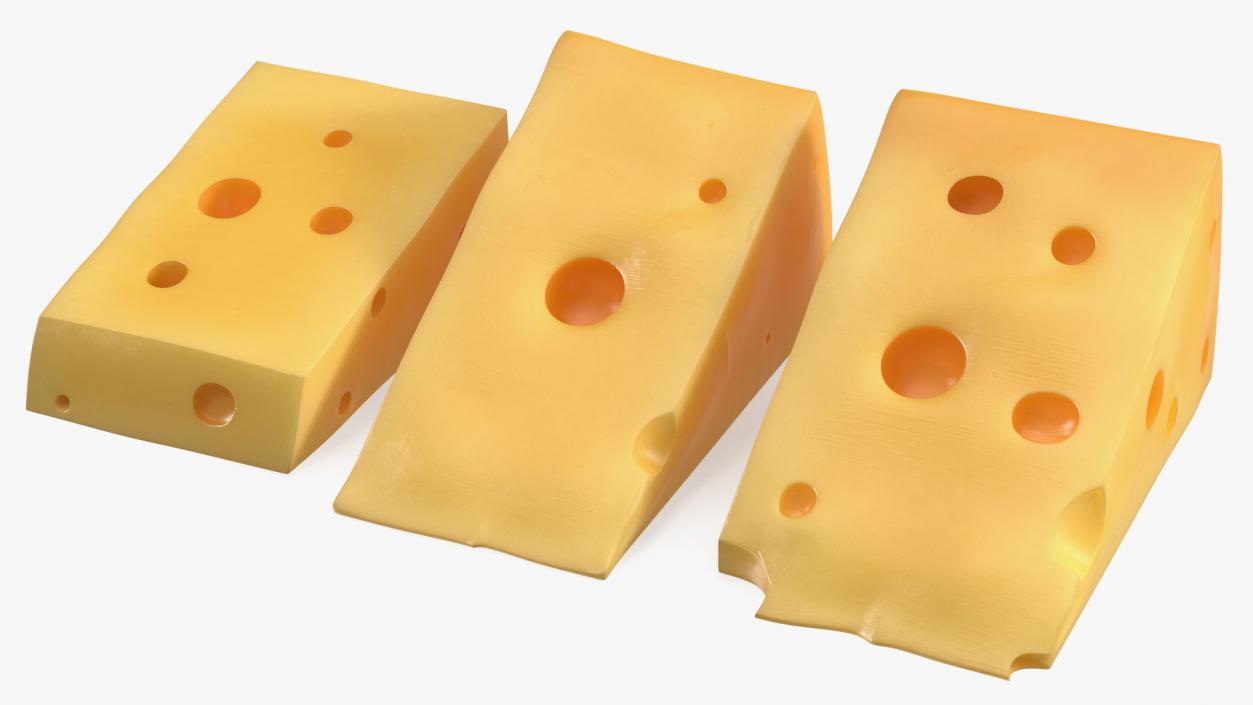 Swiss Cheese Blocks 3D model