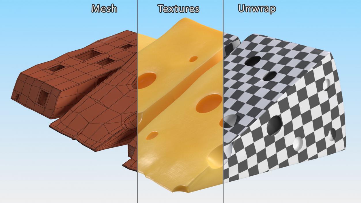 Swiss Cheese Blocks 3D model