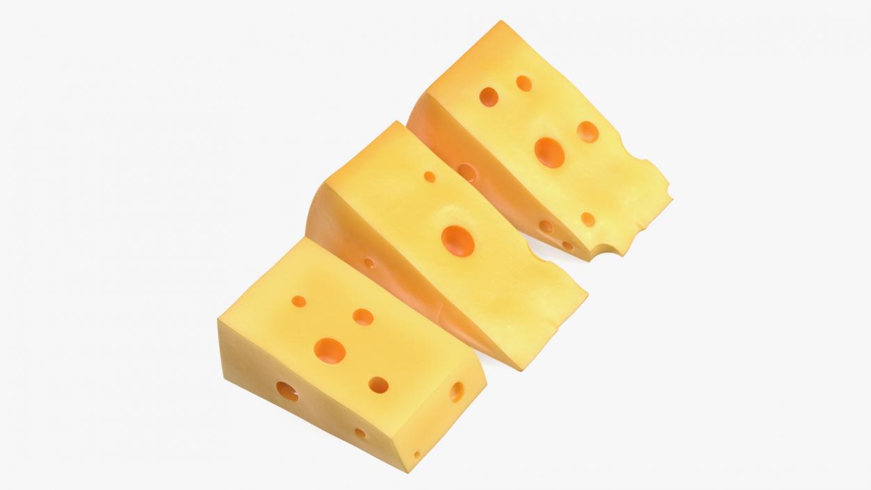 Swiss Cheese Blocks 3D model