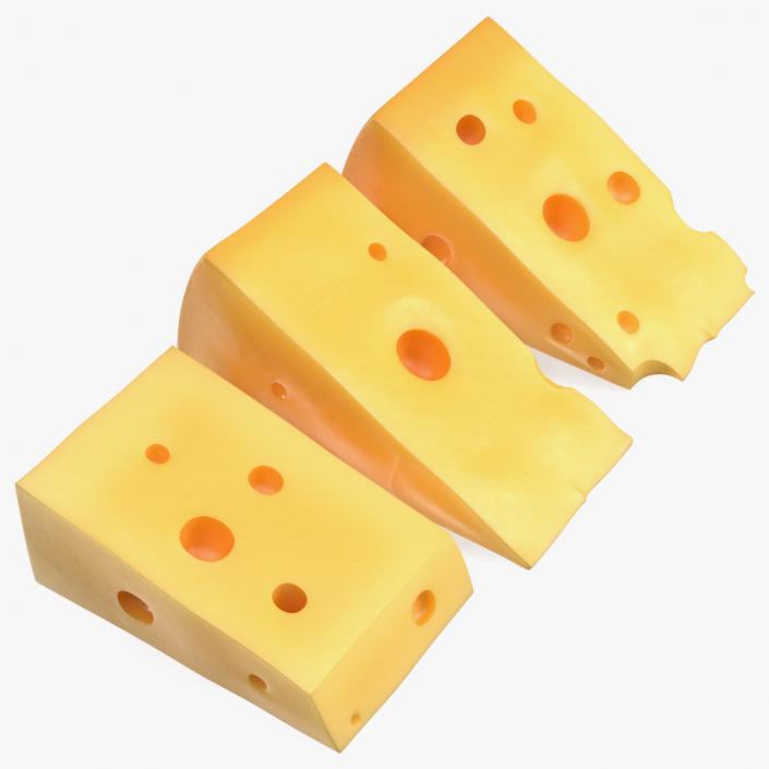 Swiss Cheese Blocks 3D model