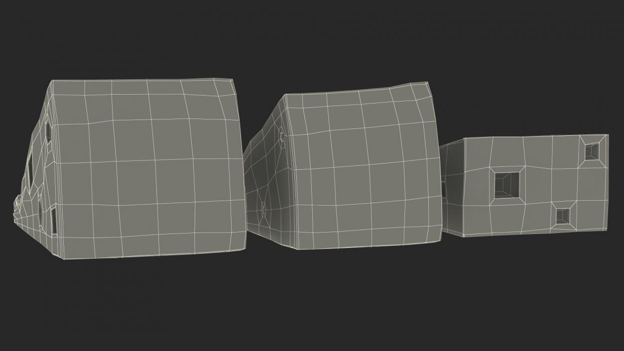 Swiss Cheese Blocks 3D model