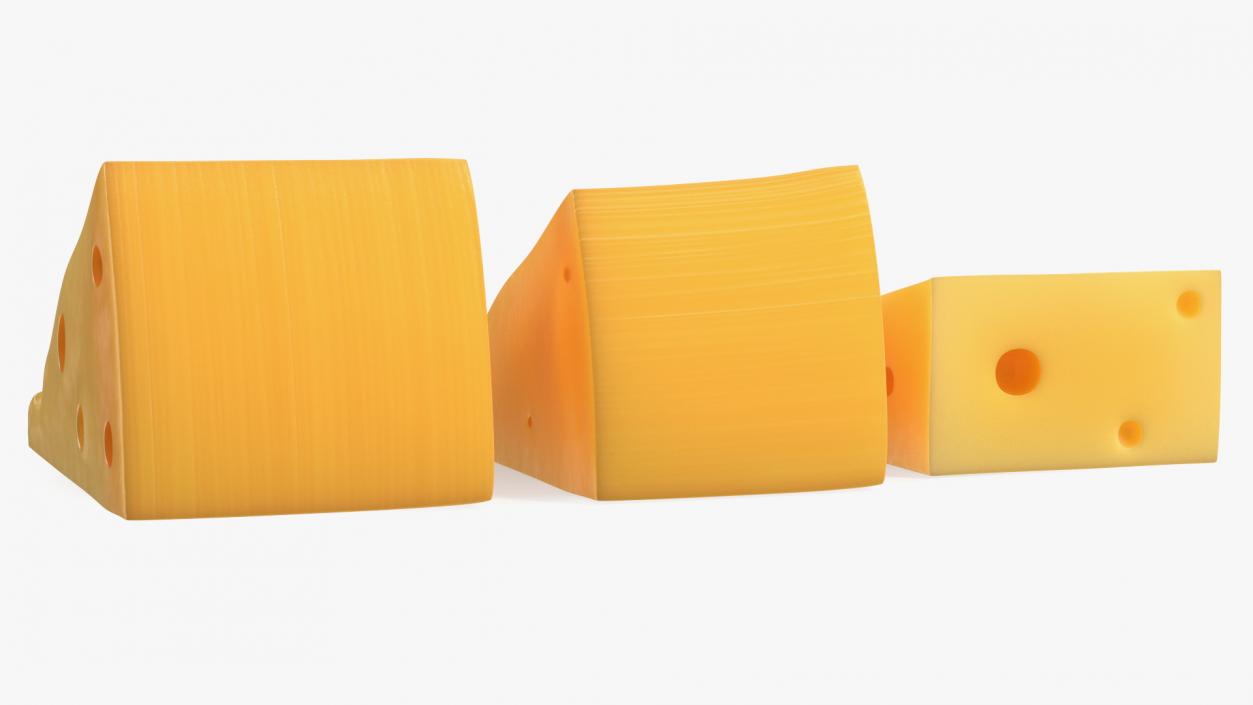 Swiss Cheese Blocks 3D model