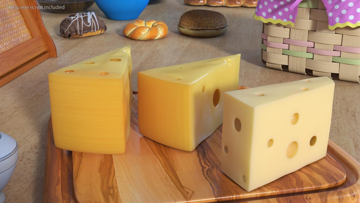 Swiss Cheese Blocks 3D model