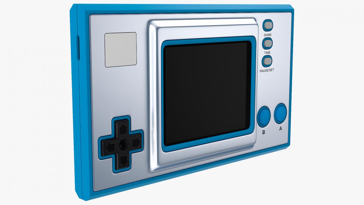 Handheld Game Console Turned Off 3D