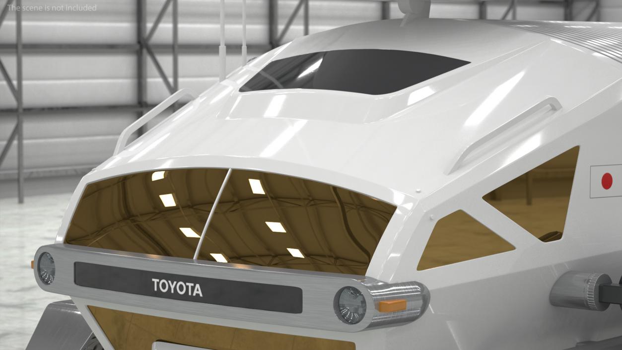 3D model Luna Cruiser Toyota Rigged for Cinema 4D