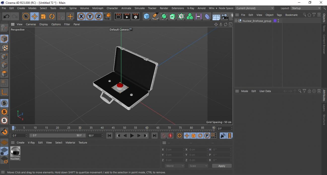 Nuclear Briefcase 3 3D model