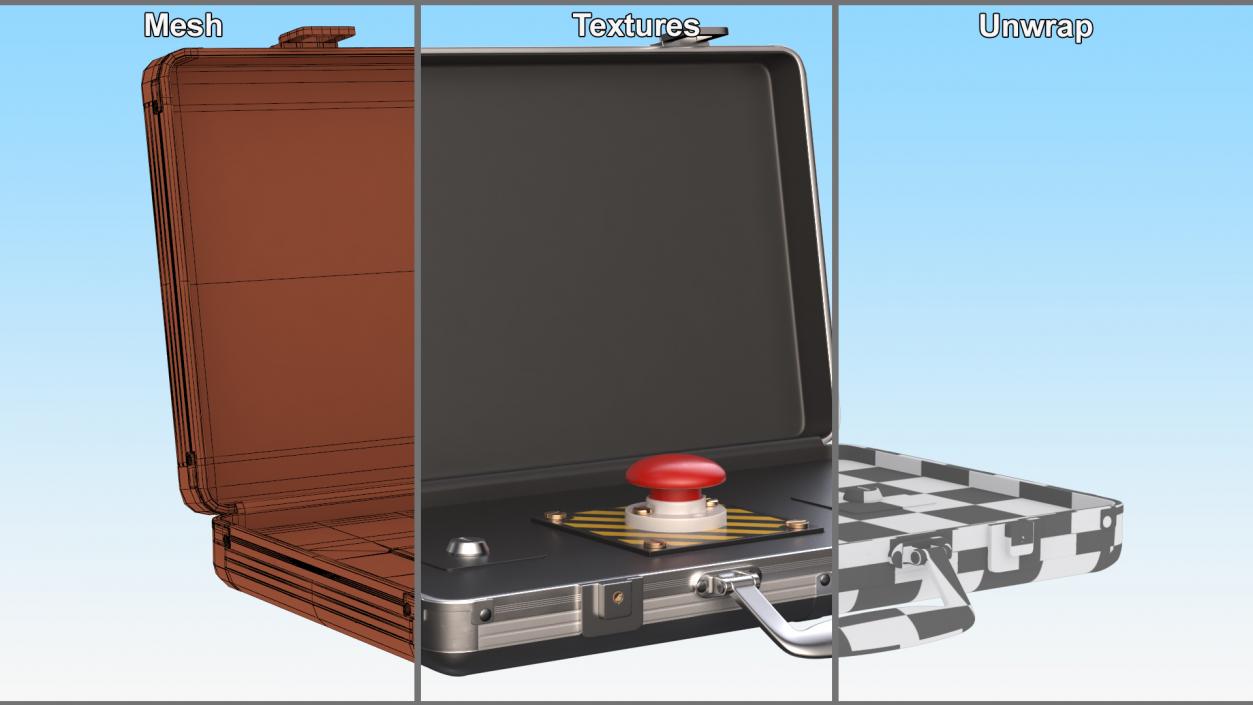 Nuclear Briefcase 3 3D model