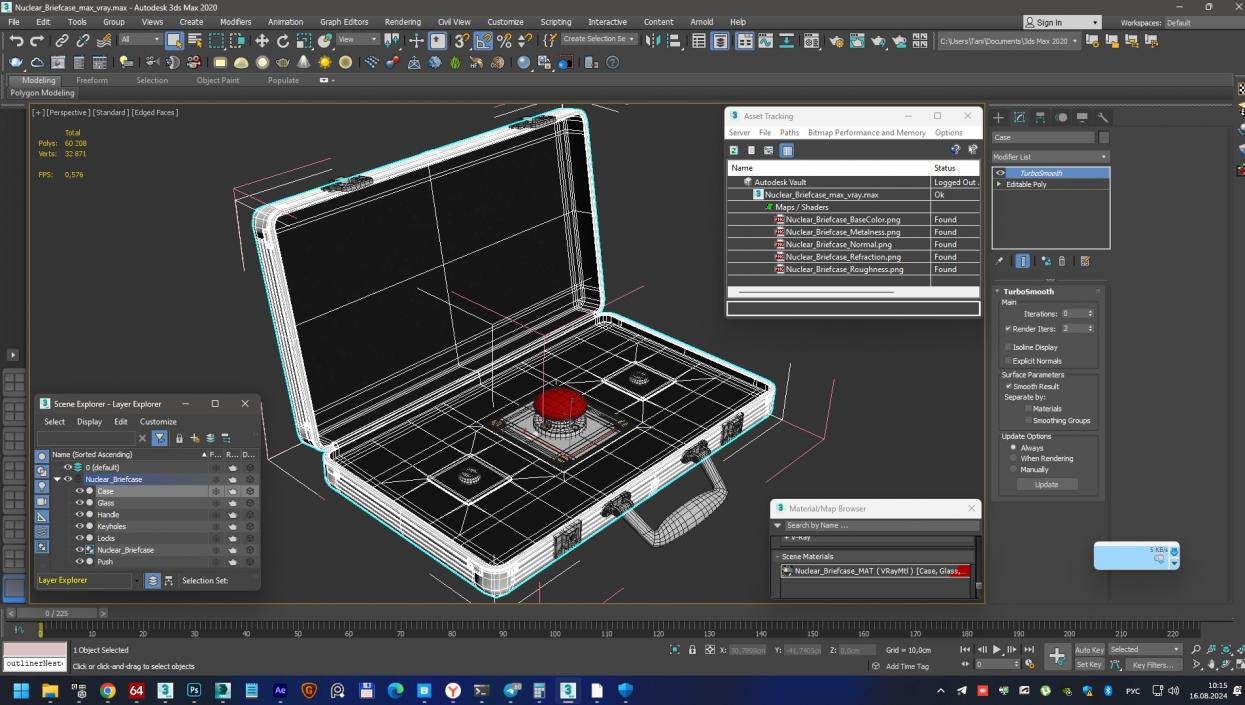 Nuclear Briefcase 3 3D model