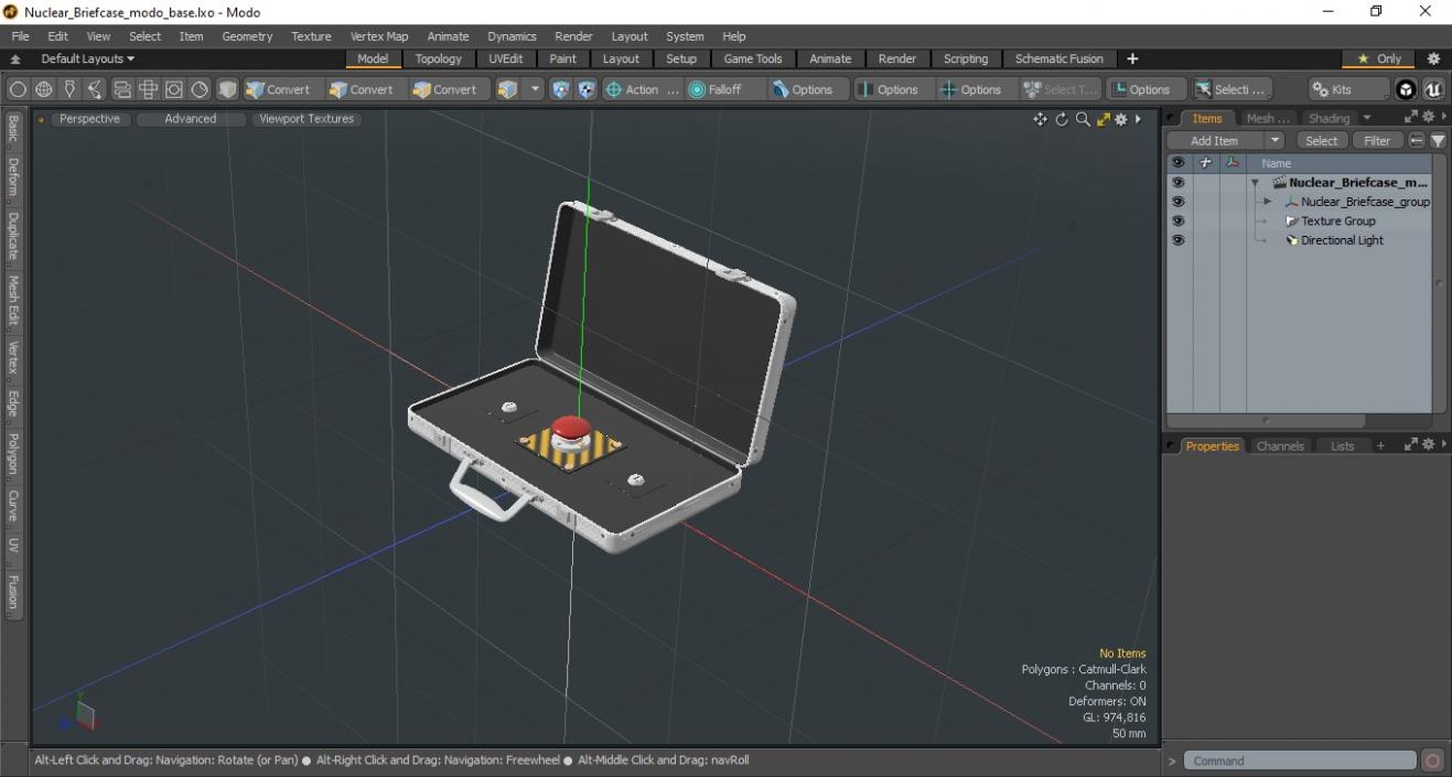 Nuclear Briefcase 3 3D model