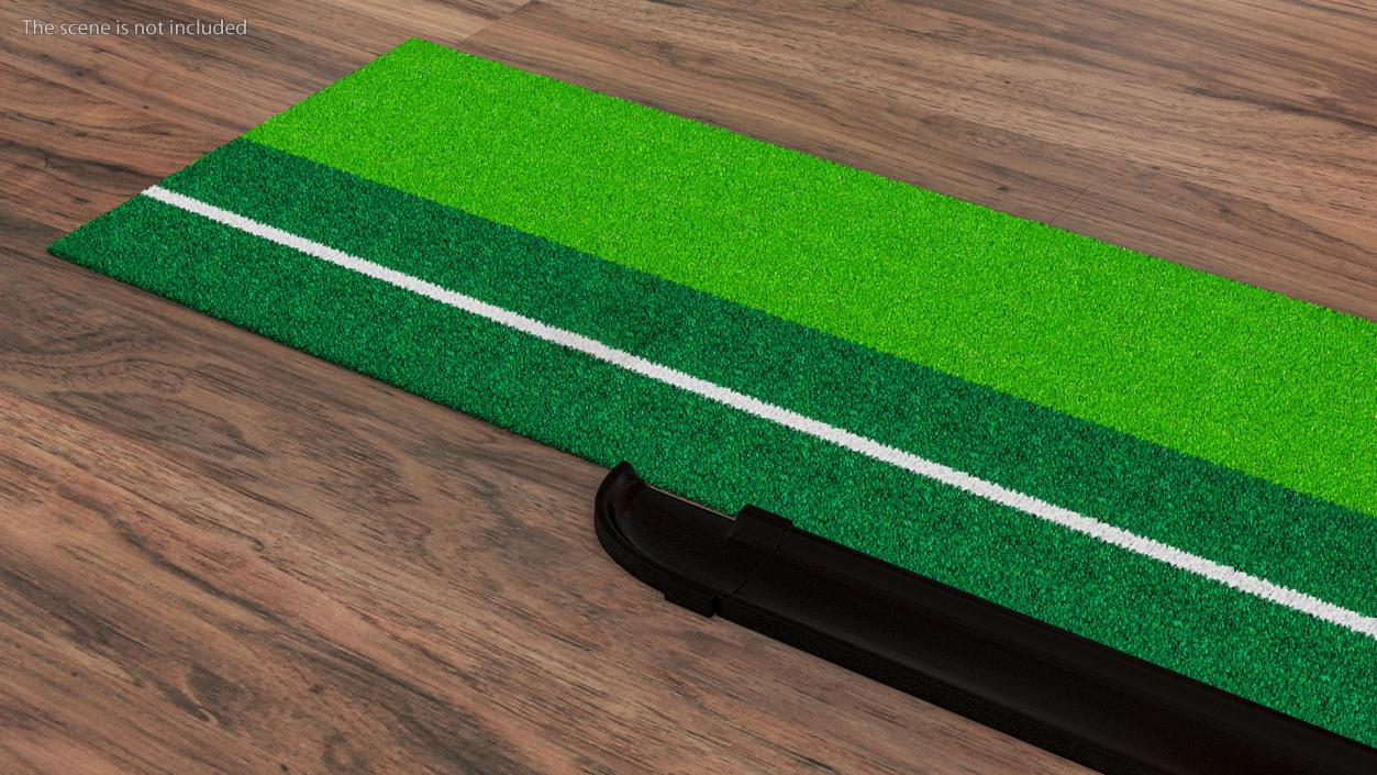 3D Indoor Golf Putting Green Portable Mat model