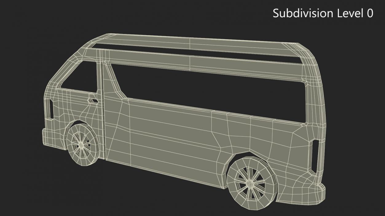 3D Van Silhouette 2