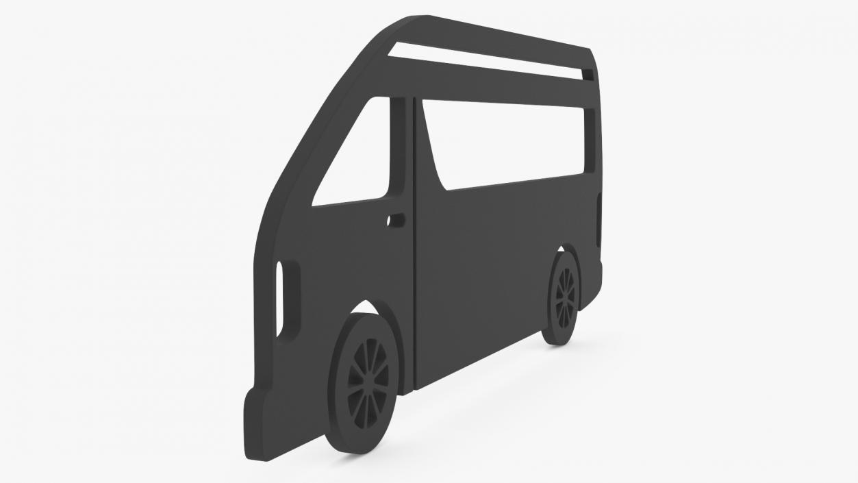 3D Van Silhouette 2