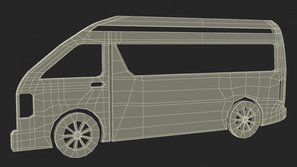 3D Van Silhouette 2