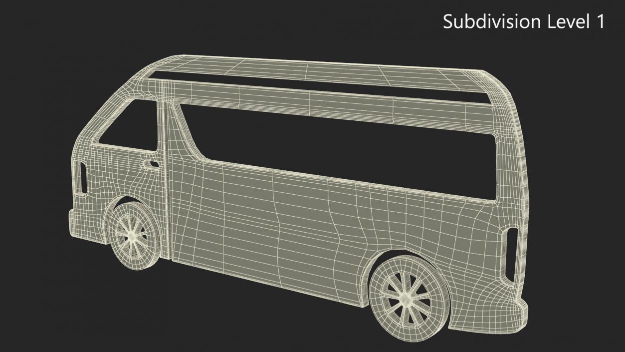 3D Van Silhouette 2