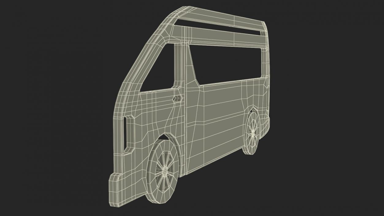 3D Van Silhouette 2