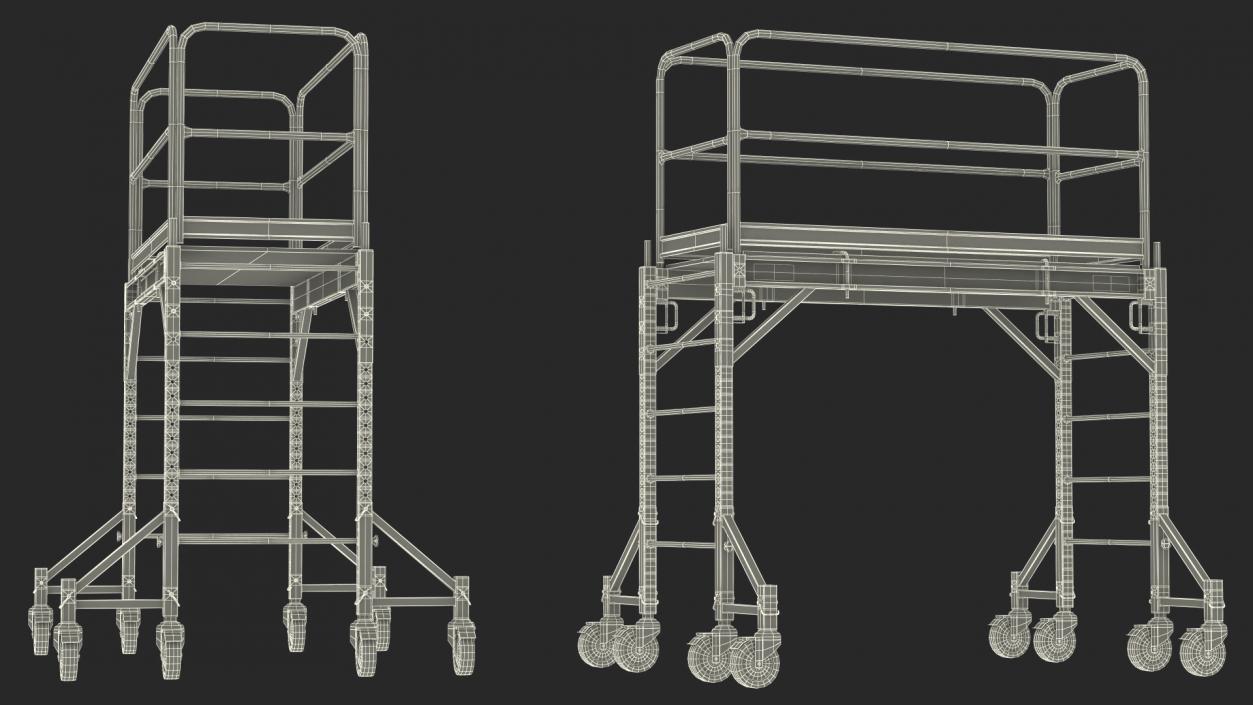 Aluminium Multi Purpose Scaffold 3D