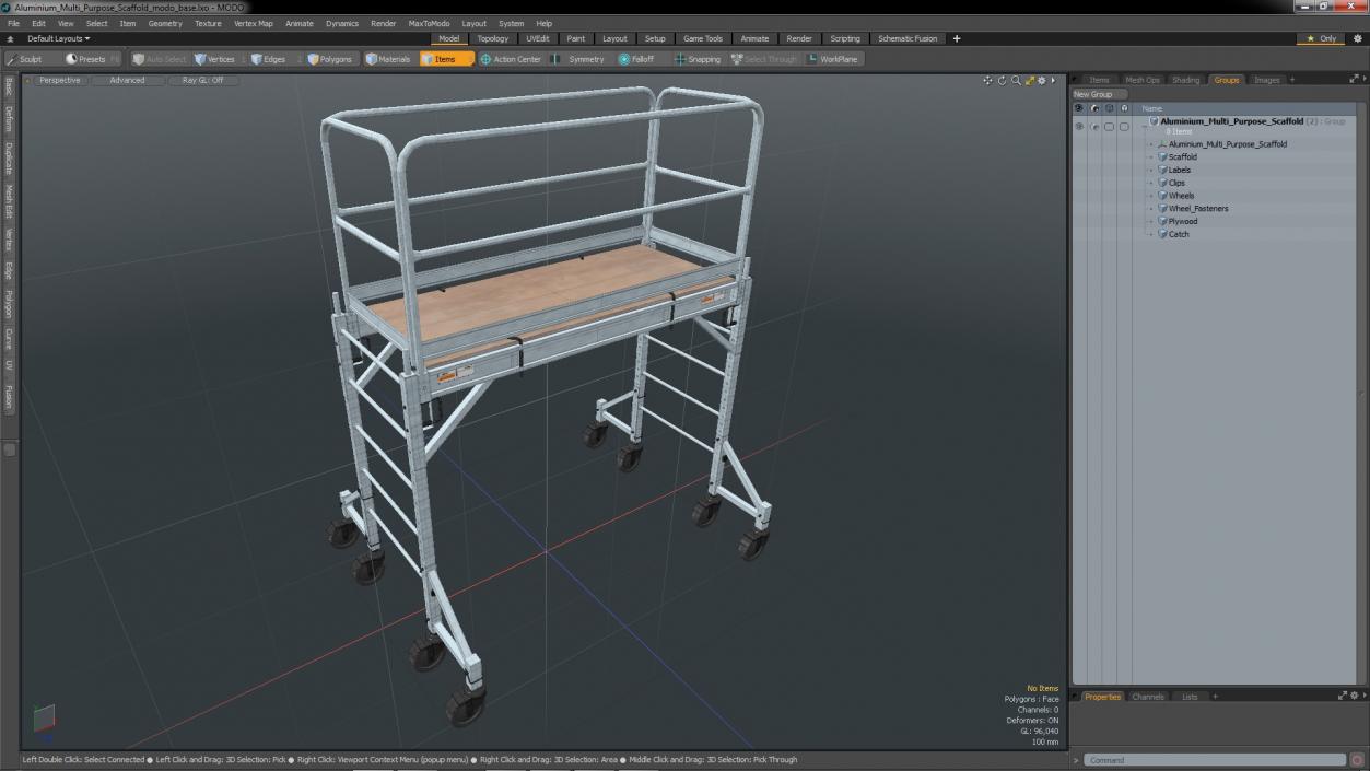 Aluminium Multi Purpose Scaffold 3D