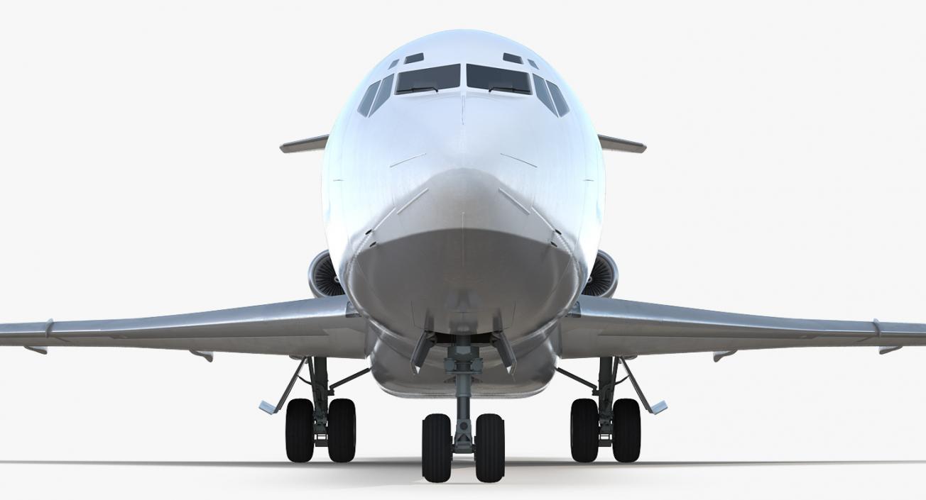 Boeing 727-100 Generic Rigged 3D model