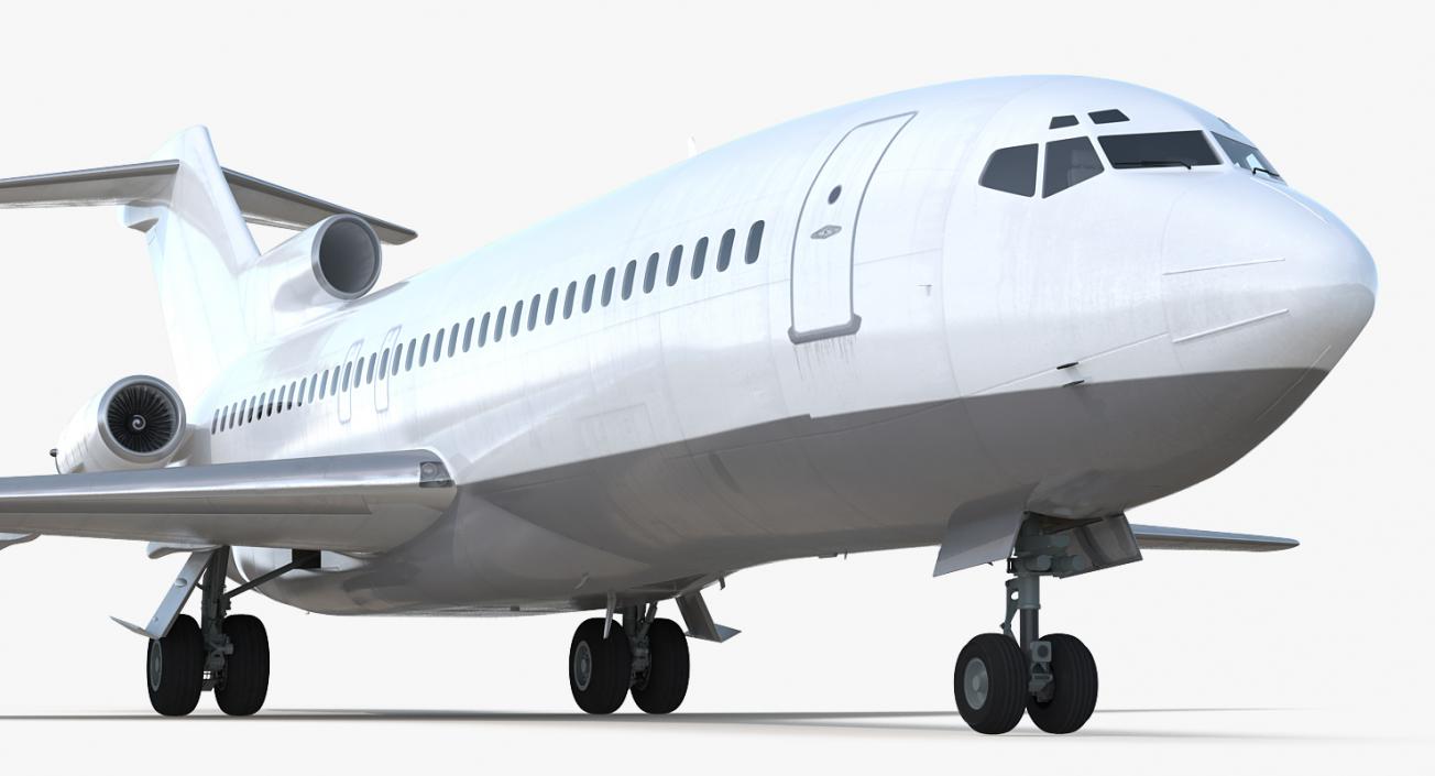 Boeing 727-100 Generic Rigged 3D model