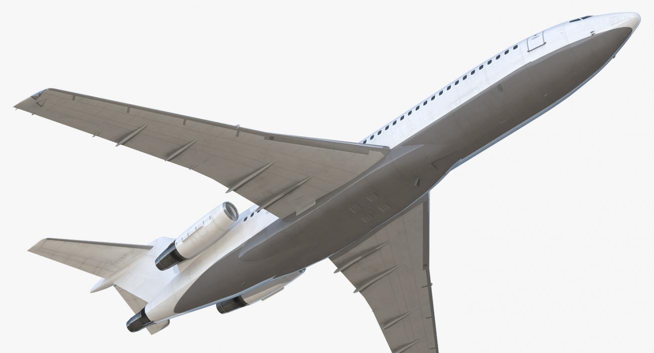 Boeing 727-100 Generic Rigged 3D model