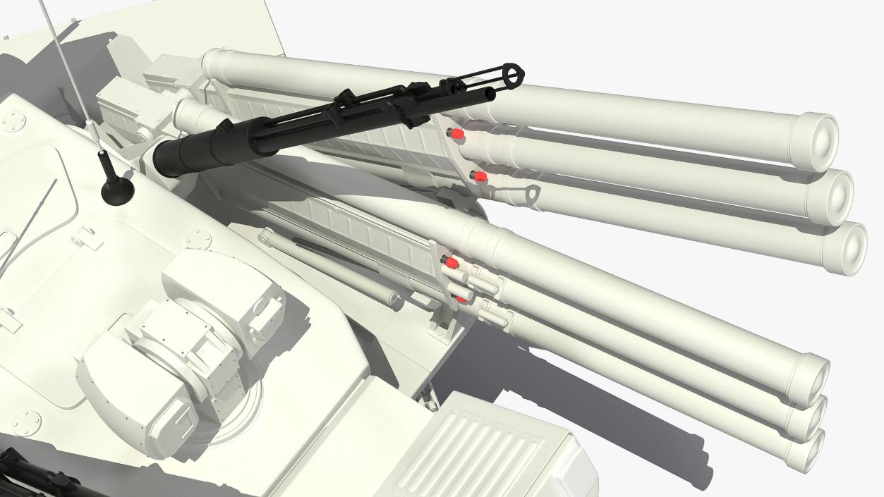 Pantsir S1 SA-22 Deployed Position 3D model