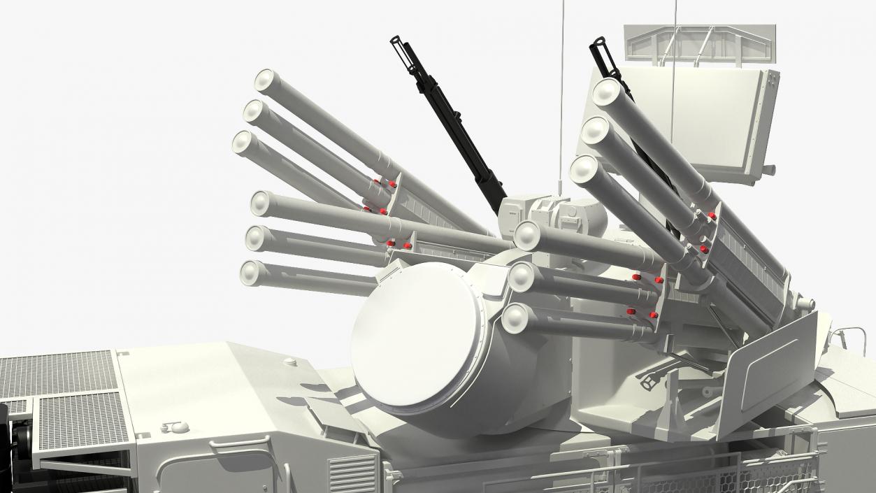 Pantsir S1 SA-22 Deployed Position 3D model