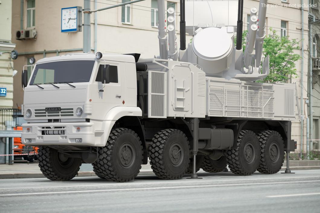 Pantsir S1 SA-22 Deployed Position 3D model