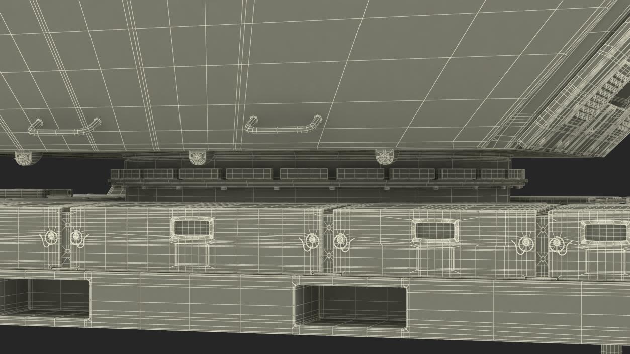 3D model Barrel Skynex Air Defense System Green Rigged