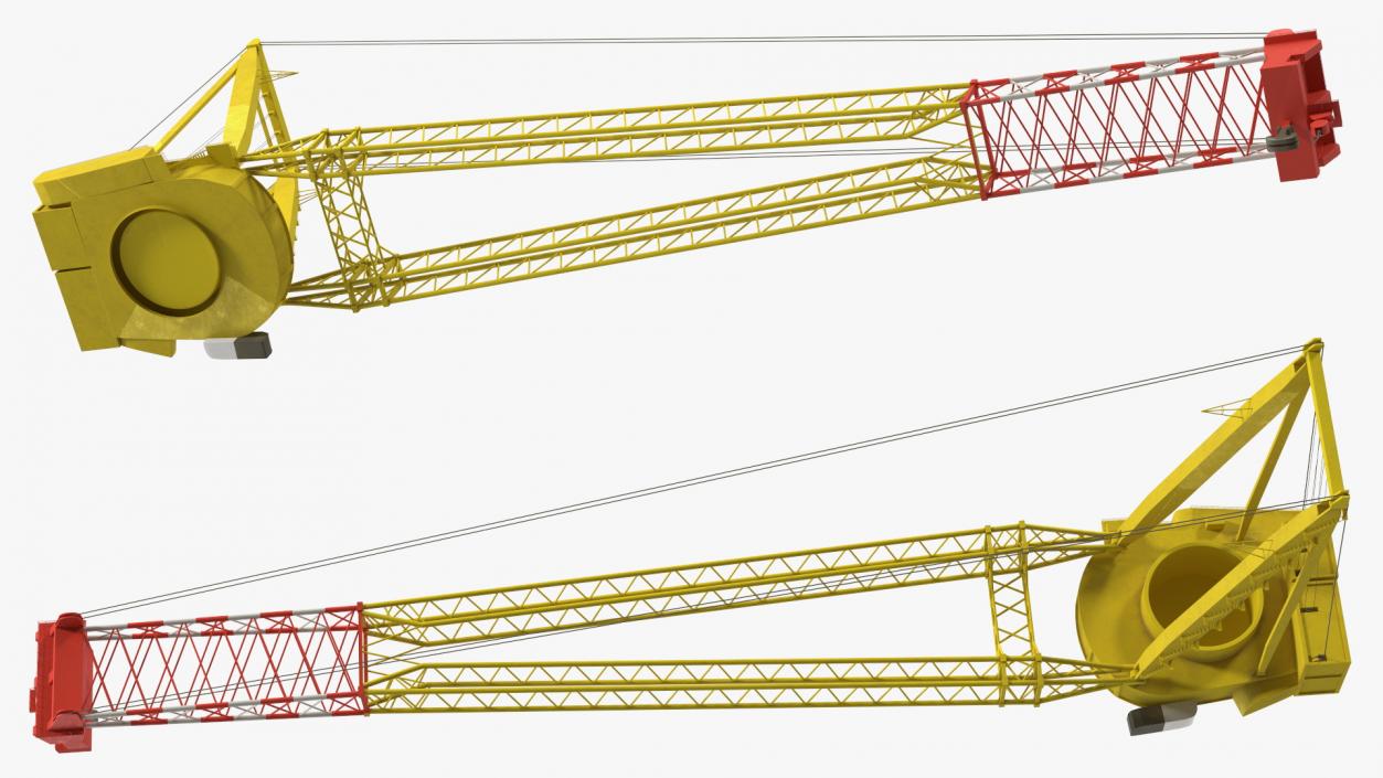 3D Crane for Floating Construction Vessel model