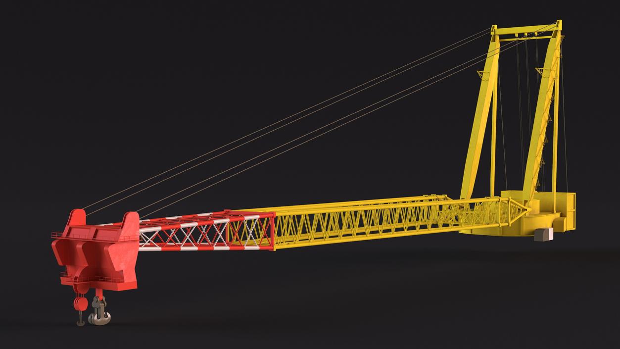 3D Crane for Floating Construction Vessel model