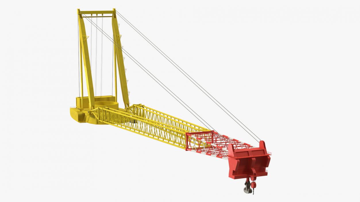 3D Crane for Floating Construction Vessel model