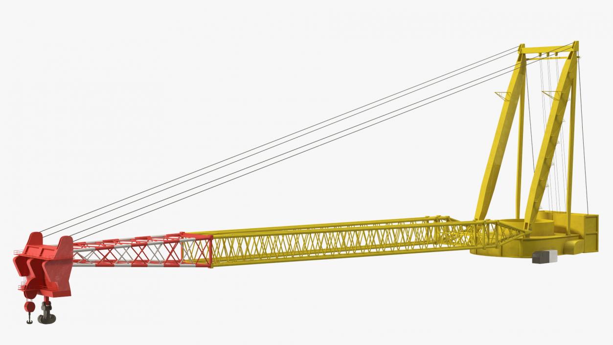 3D Crane for Floating Construction Vessel model