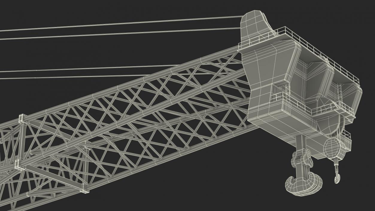 3D Crane for Floating Construction Vessel model