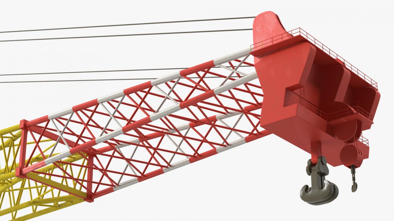 3D Crane for Floating Construction Vessel model