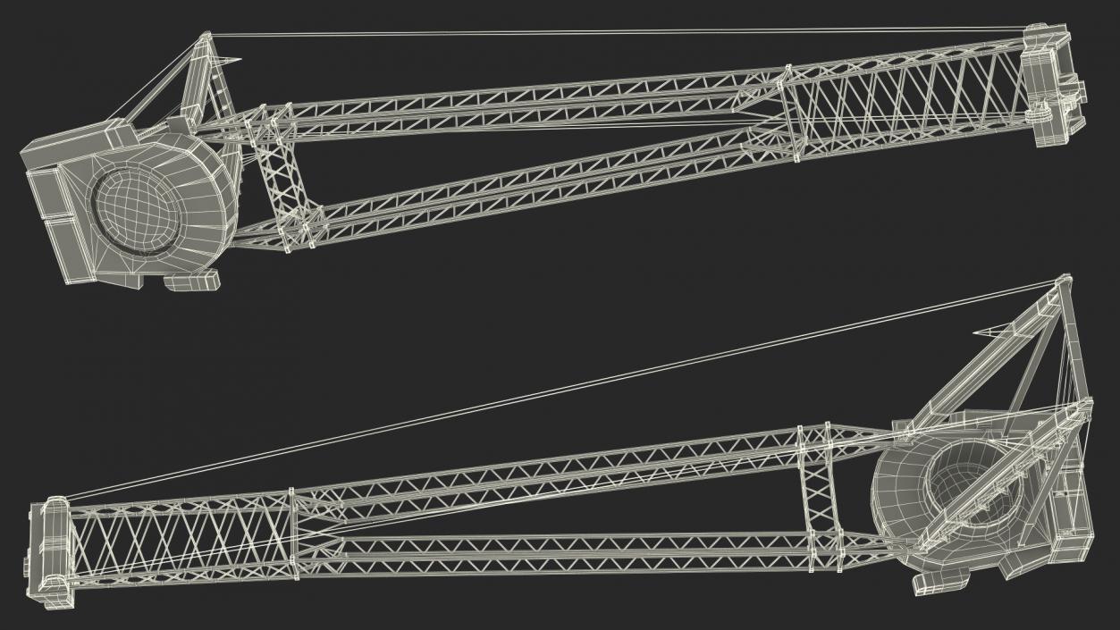 3D Crane for Floating Construction Vessel model