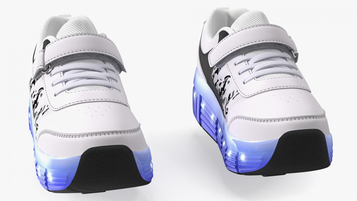 Roller Shoes Light White 3D model