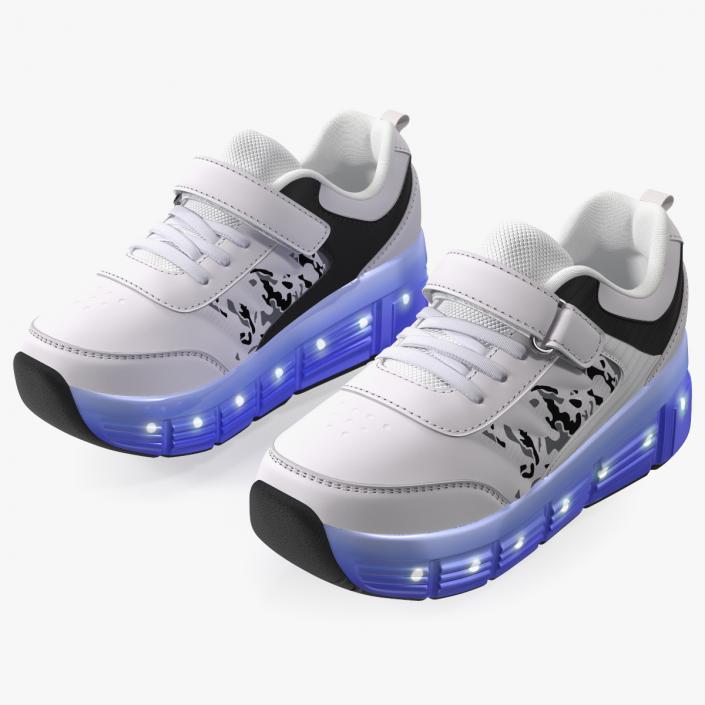 Roller Shoes Light White 3D model