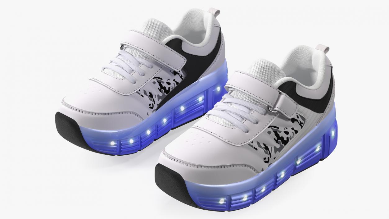 Roller Shoes Light White 3D model