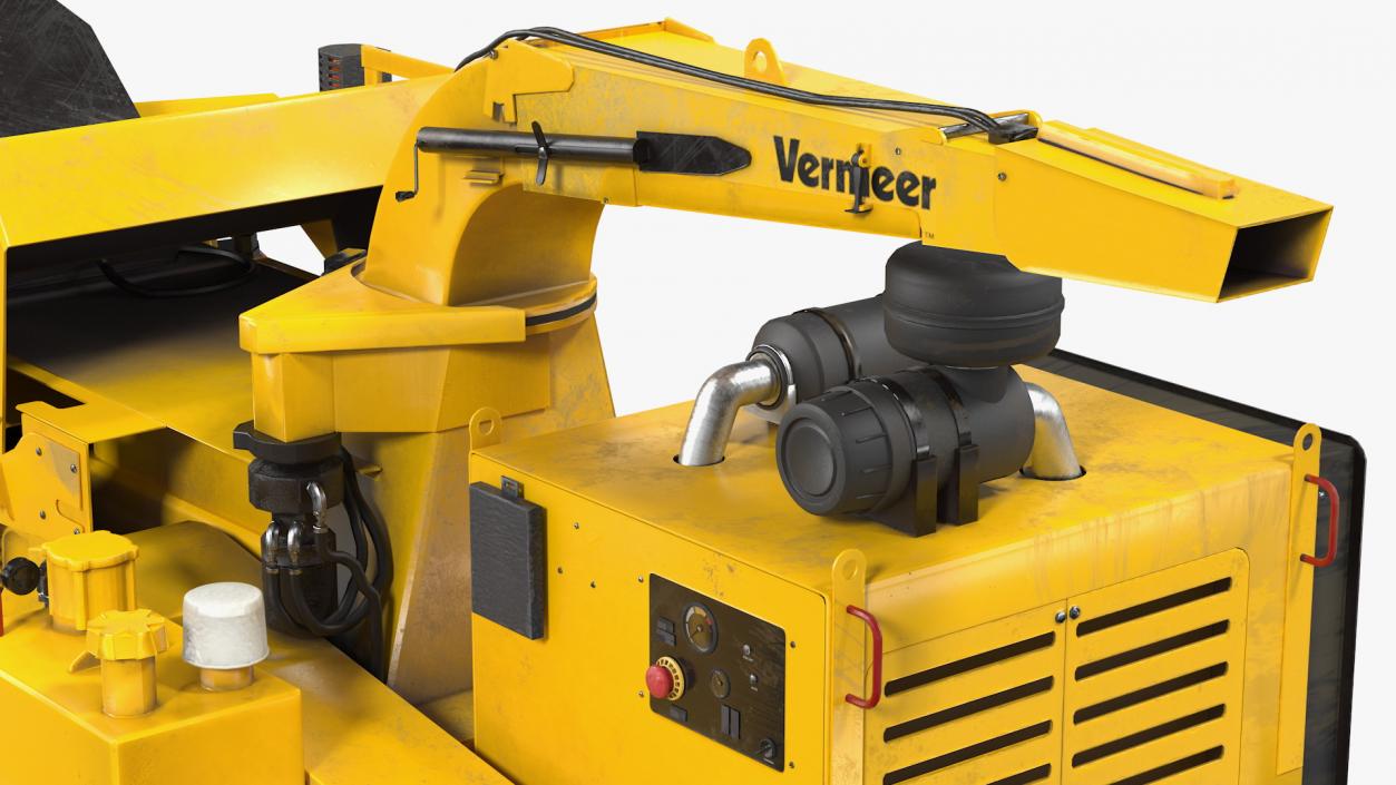 3D Vermeer BC2100XL Towed Wood Chipper Dirty