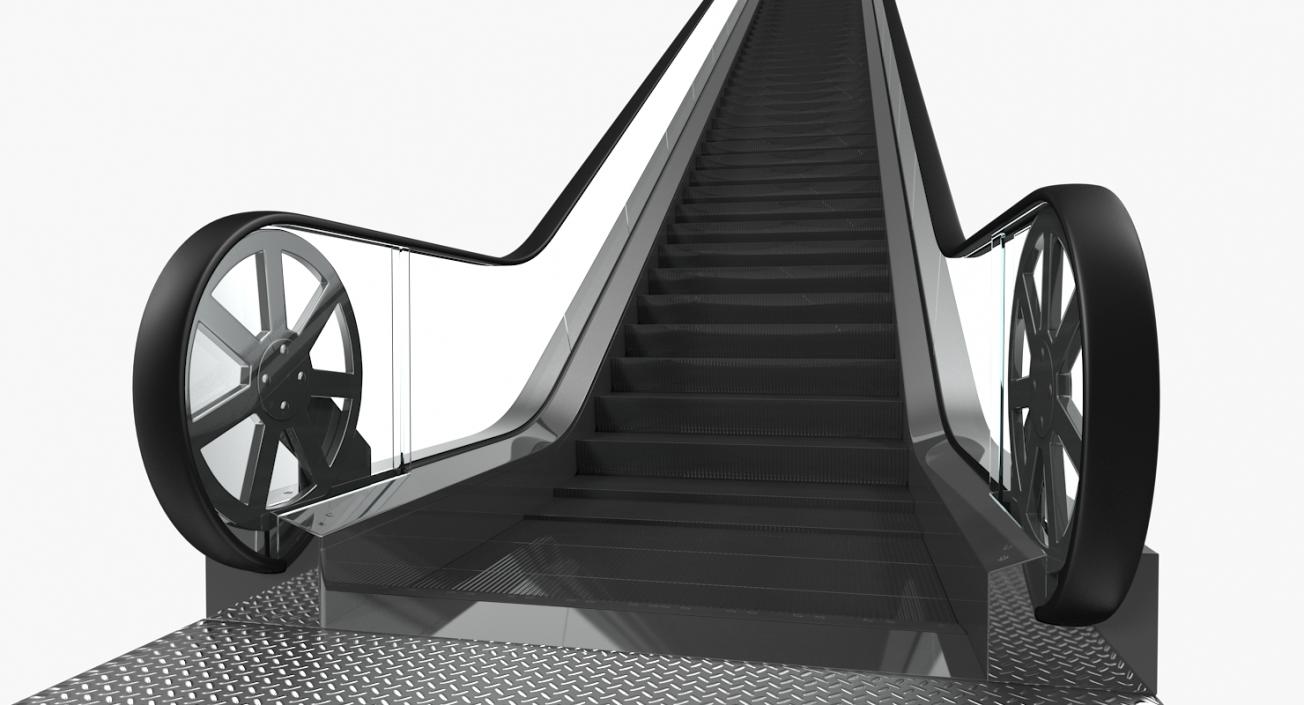 3D Escalator and Moving Walkway 3D Models Collection 2