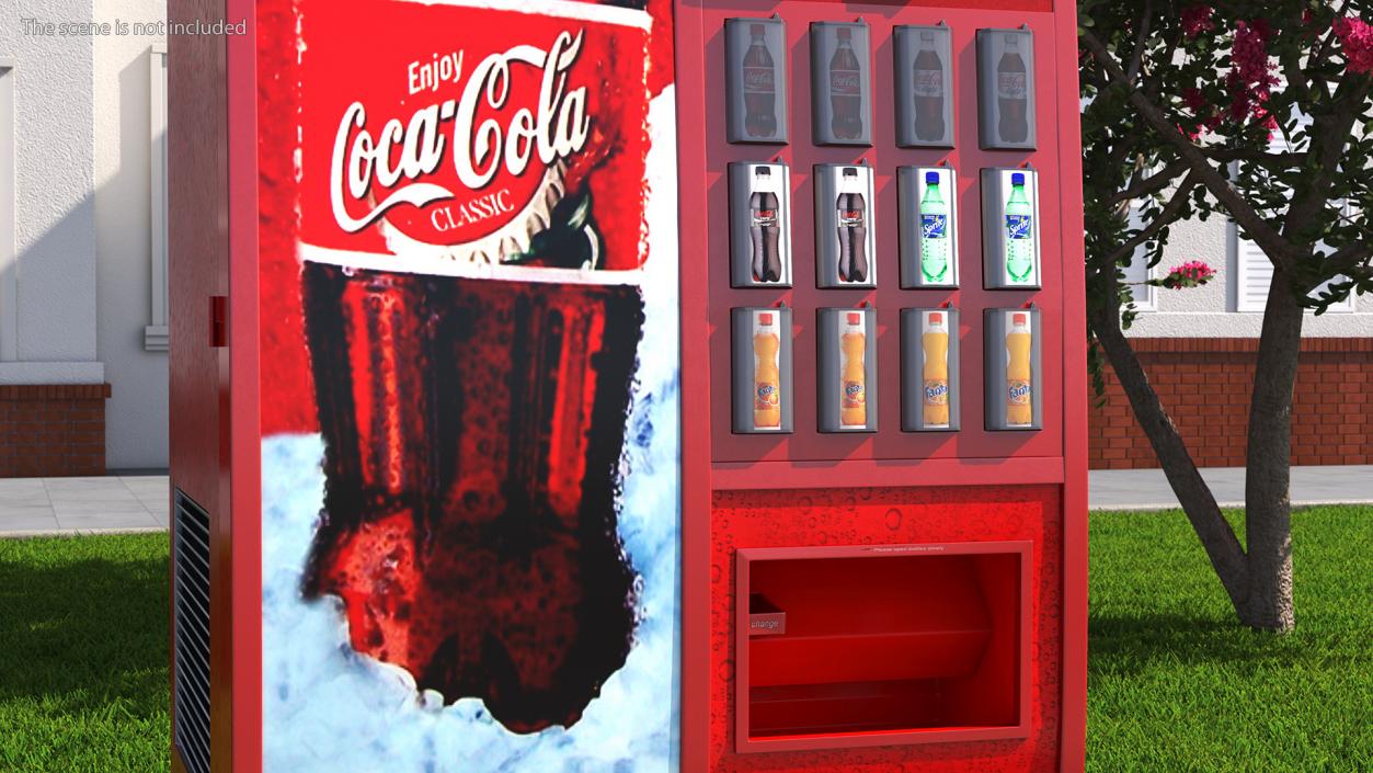 Coca Cola Vending Machine 2 3D