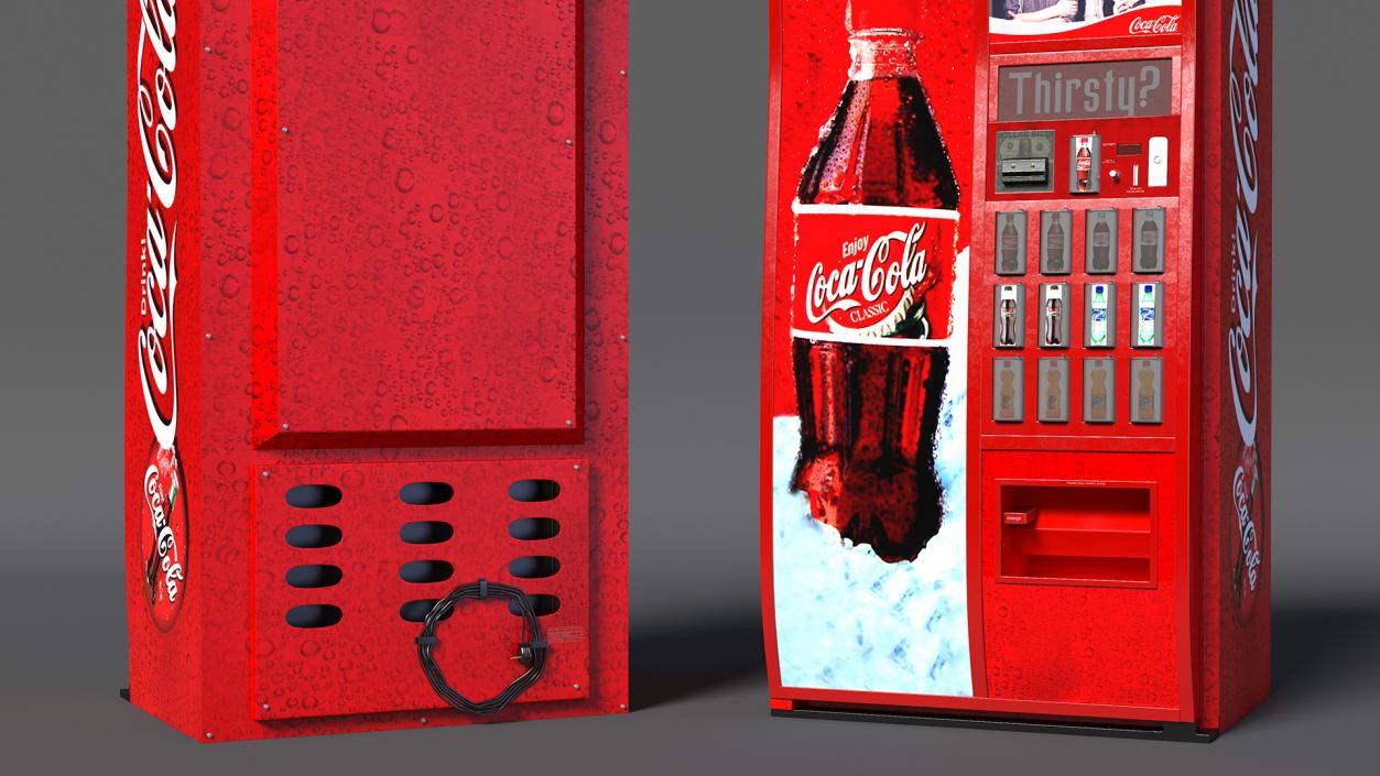 Coca Cola Vending Machine 2 3D