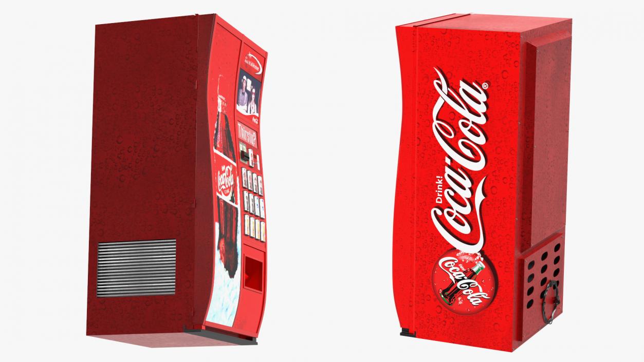 Coca Cola Vending Machine 2 3D