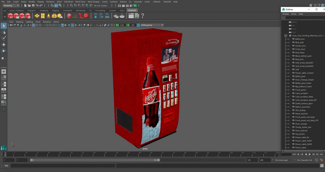 Coca Cola Vending Machine 2 3D