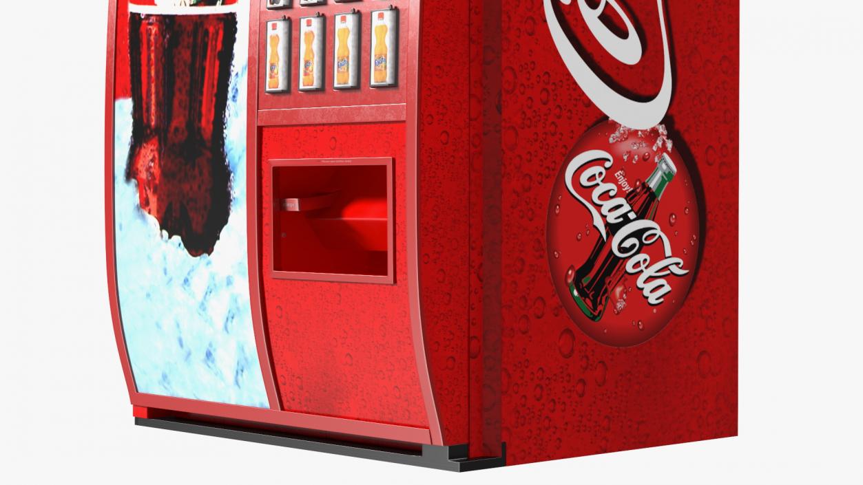 Coca Cola Vending Machine 2 3D