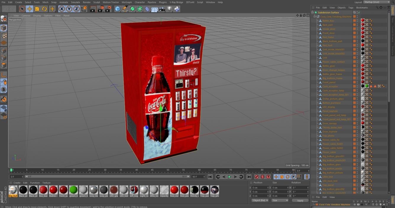 Coca Cola Vending Machine 2 3D