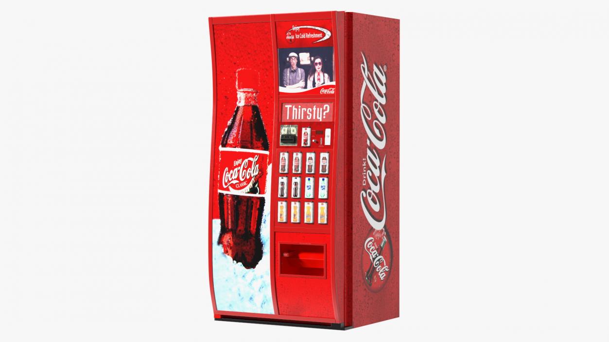 Coca Cola Vending Machine 2 3D