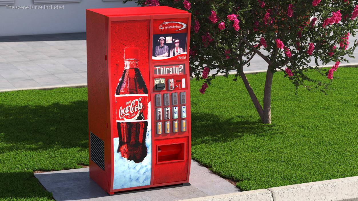 Coca Cola Vending Machine 2 3D