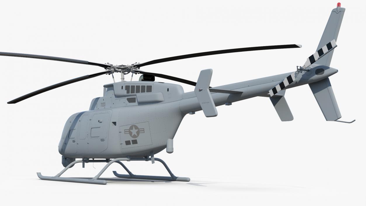 3D Northrop Grumman MQ-8C Fire Scout Unmanned Helicopter model