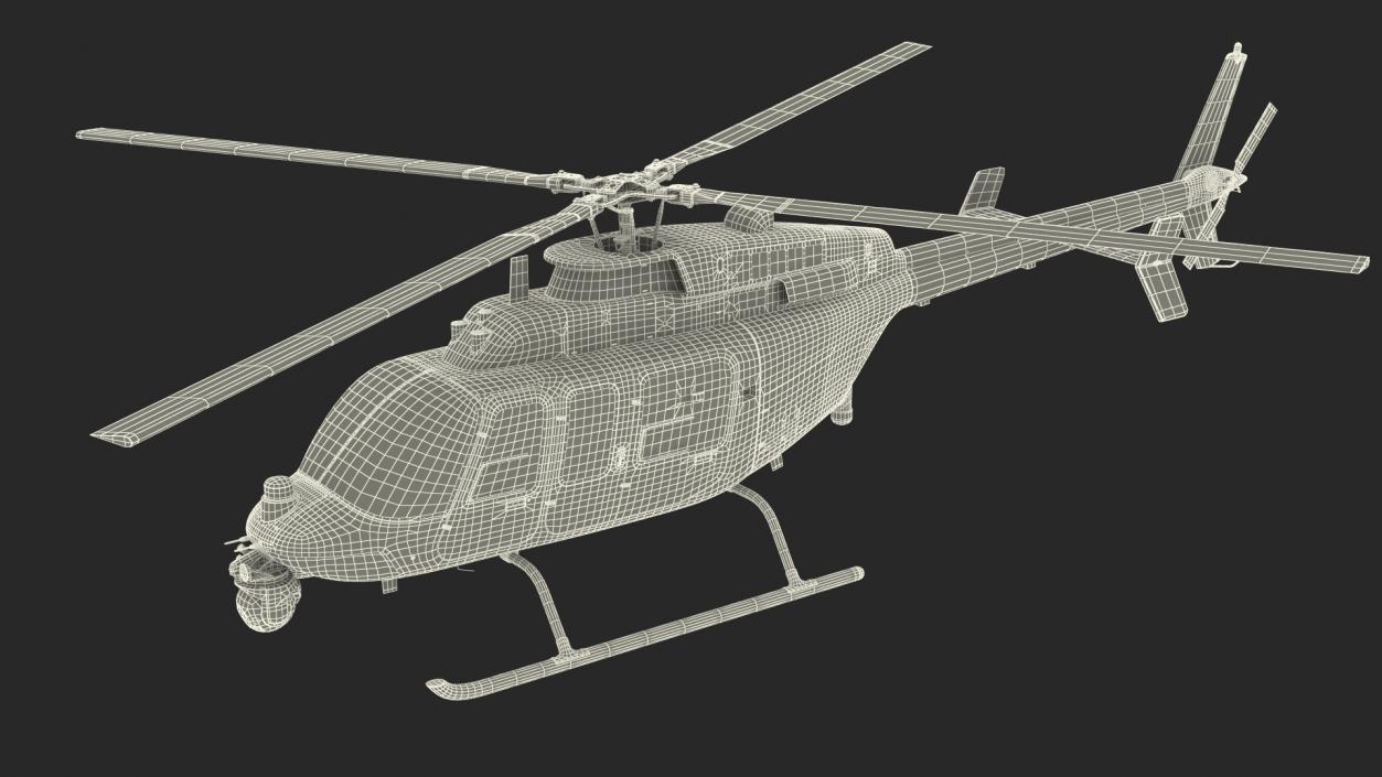 3D Northrop Grumman MQ-8C Fire Scout Unmanned Helicopter model